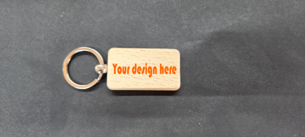 Personalized keychain (light colored)